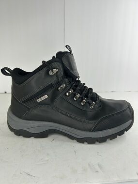 Khombu Men's Black and Gray Waterproof Hiking Boot